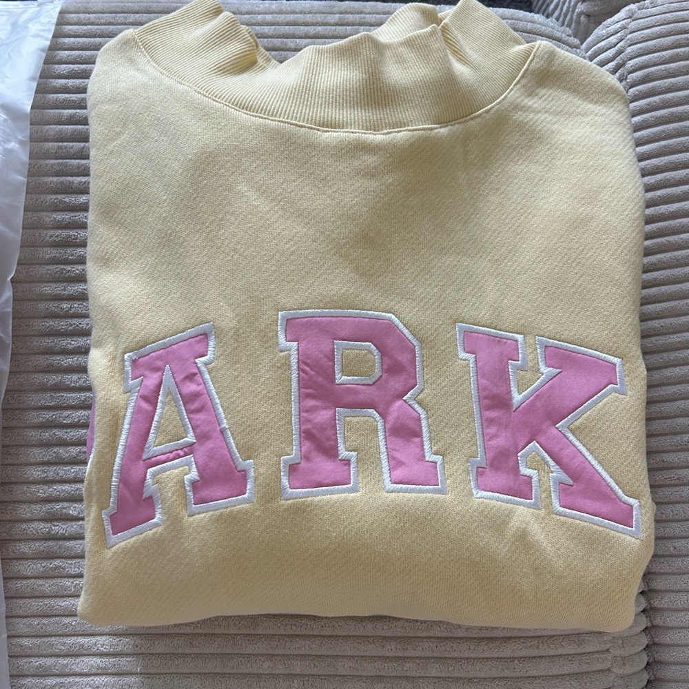 Parke Mockneck Sweatshirt - Yellow/Pink